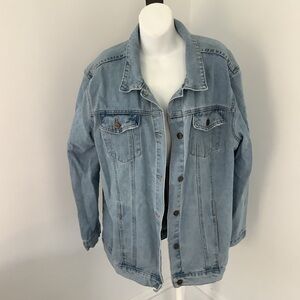 one 5 one Streetwear/Trucker Oversized Denim Jacket Sz. XL
